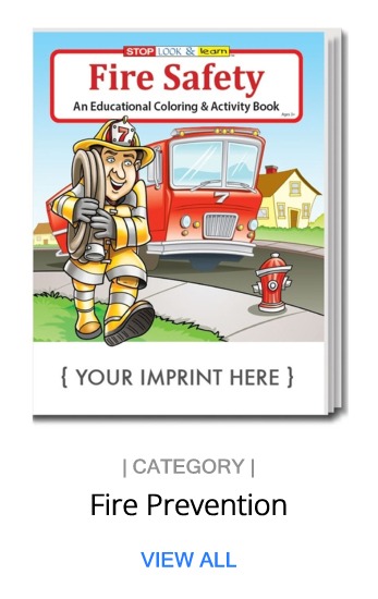 Fire prevention coloring books